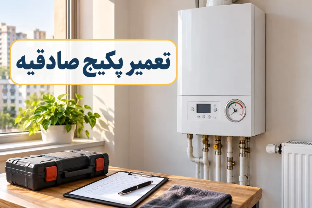تعمیر پکیج صادقیه؛ فشار، آب گرم و رادیاتور