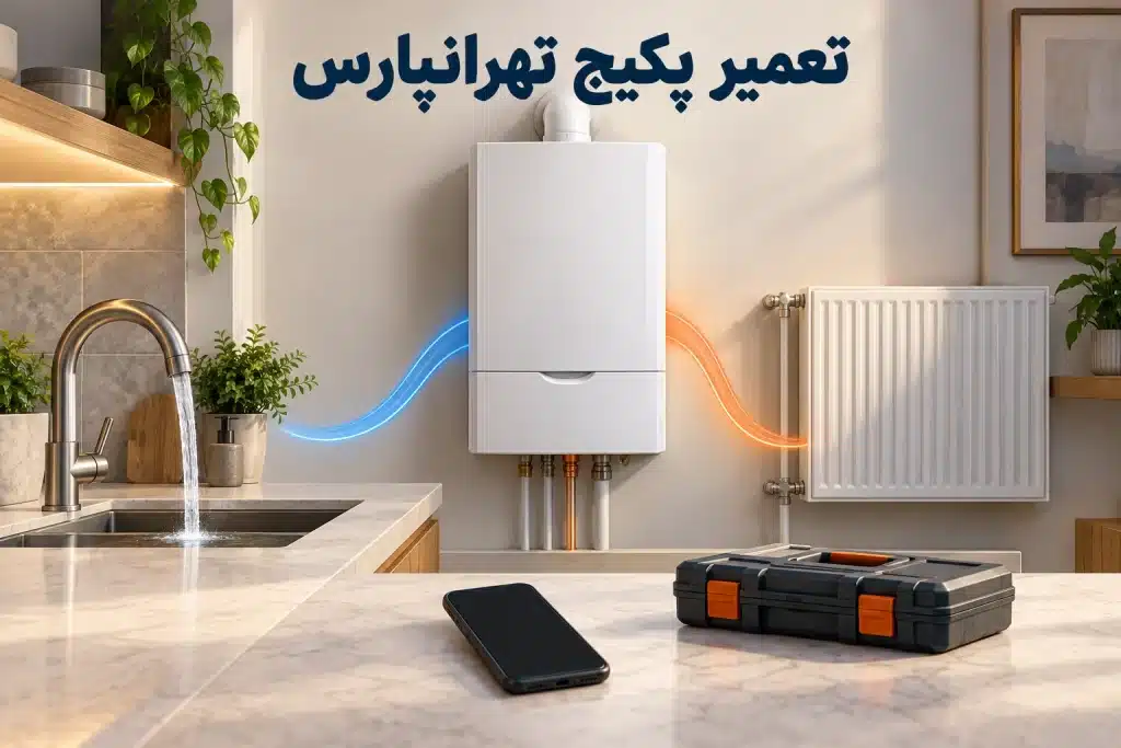تعمیر پکیج تهرانپارس؛ آب گرم، فشار و شوفاژ